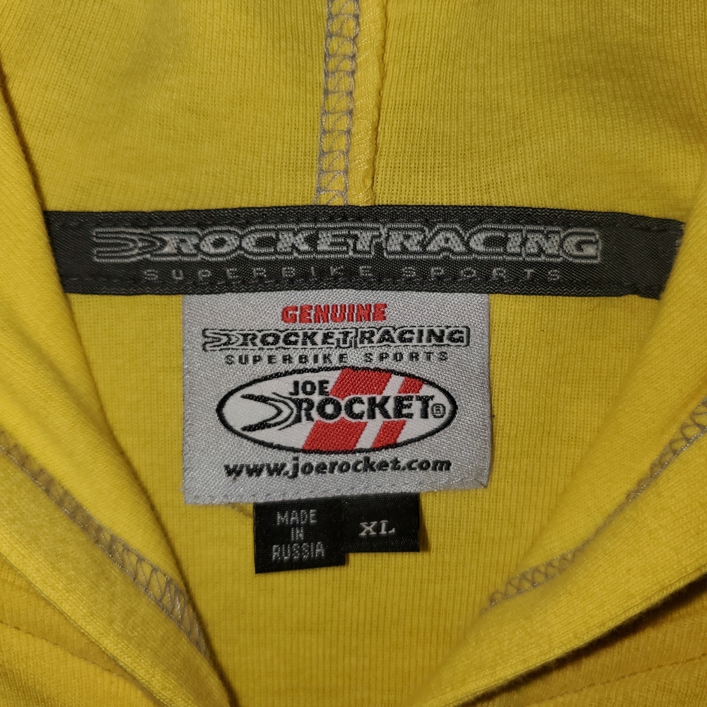 Joe Rocket Yellow Racing Jacket - Picture 2 of 5